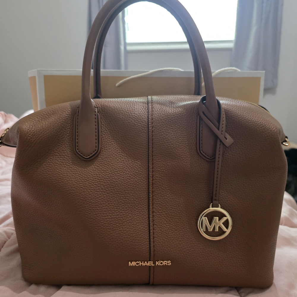 Michael Kors Brown Leather Satchel